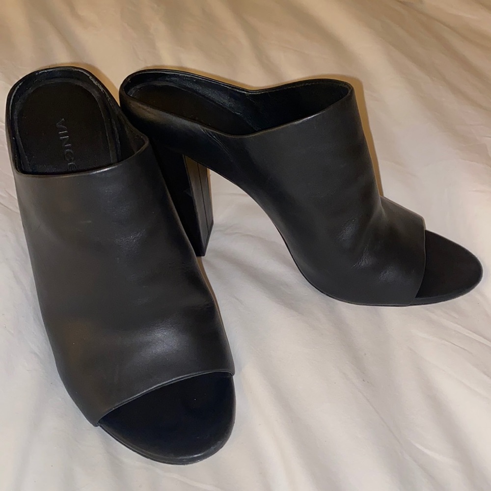 Vince Black Mules